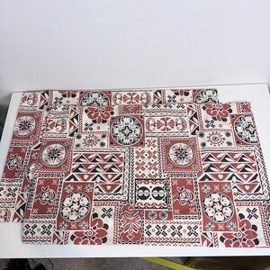 Vintage Sears Perma-Prest 2 Standard Pillowcases Mid-Century Graphic Print